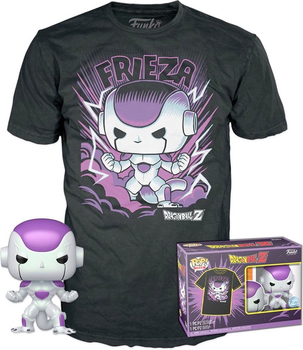 Dragon Ball Z – Frieza (4th Form) – Collector's Box – Funko Pop! & T-Shirt Set (Size L)