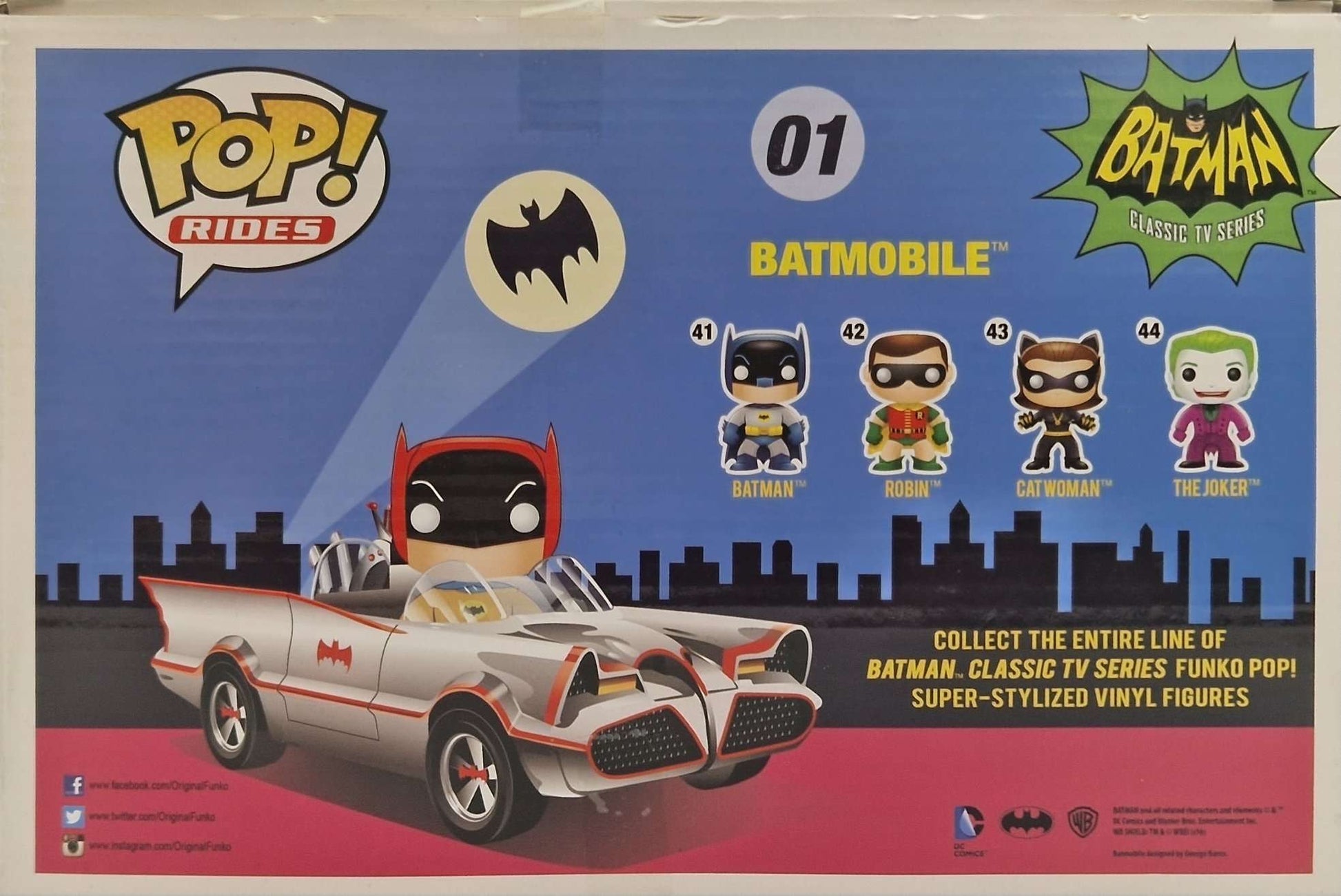 Batmobile chrome (Classic TV Series) Rides (Funko) Summer Convention exclusive