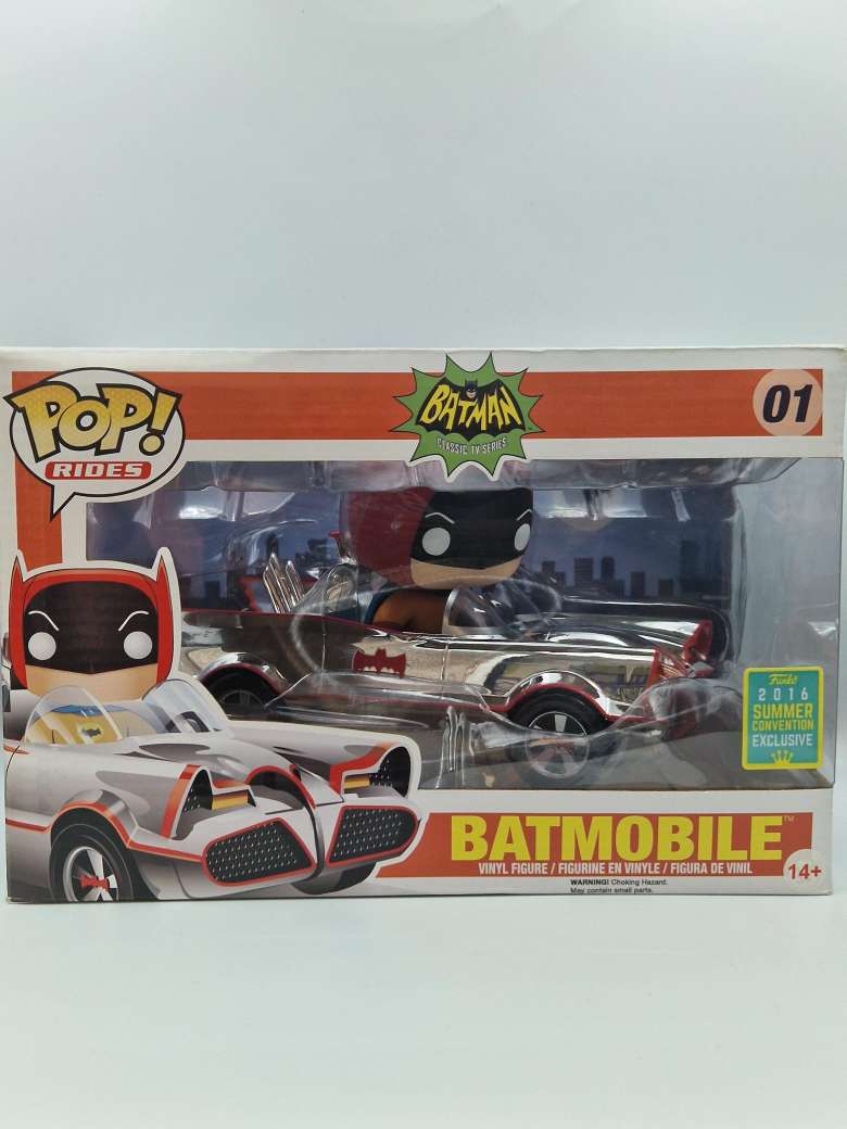 Batmobile chrome (Classic TV Series) Rides (Funko) Summer Convention exclusive