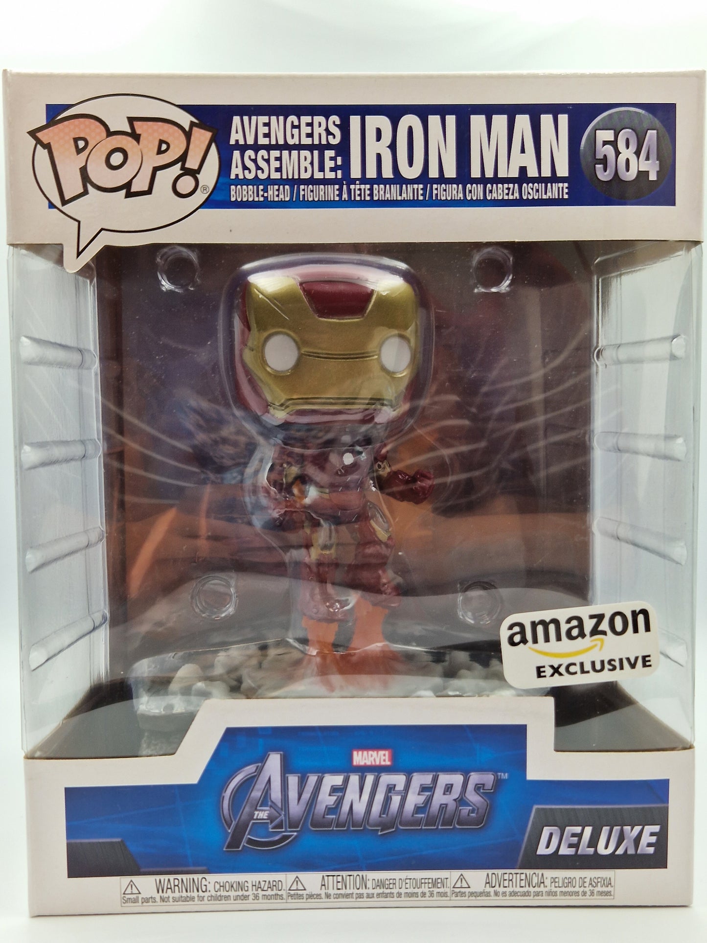 Marvel Avengers Assemble Iron Man (deluxe) Pop exclusive #584