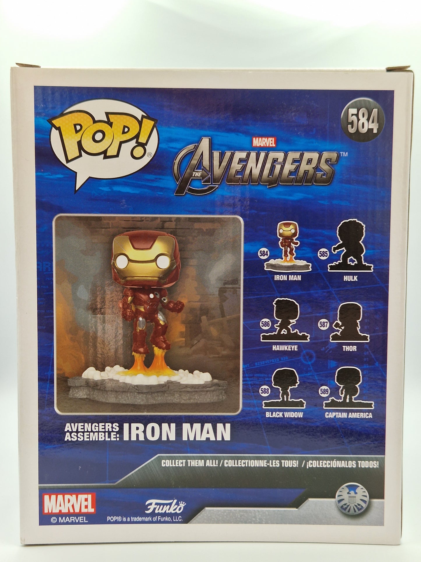 Marvel Avengers Assemble Iron Man (deluxe) Pop exclusive #584