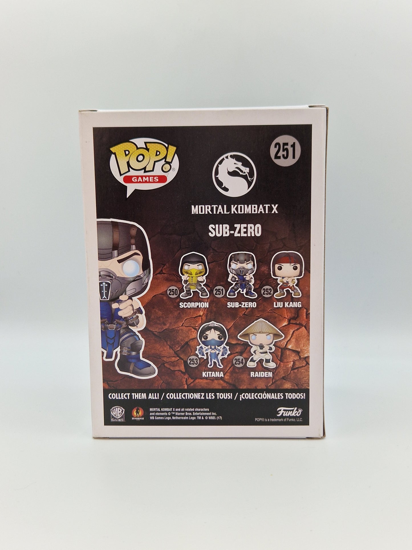 Mortal Kombat X - Sub-Zero Chase #251 - Funko POP!