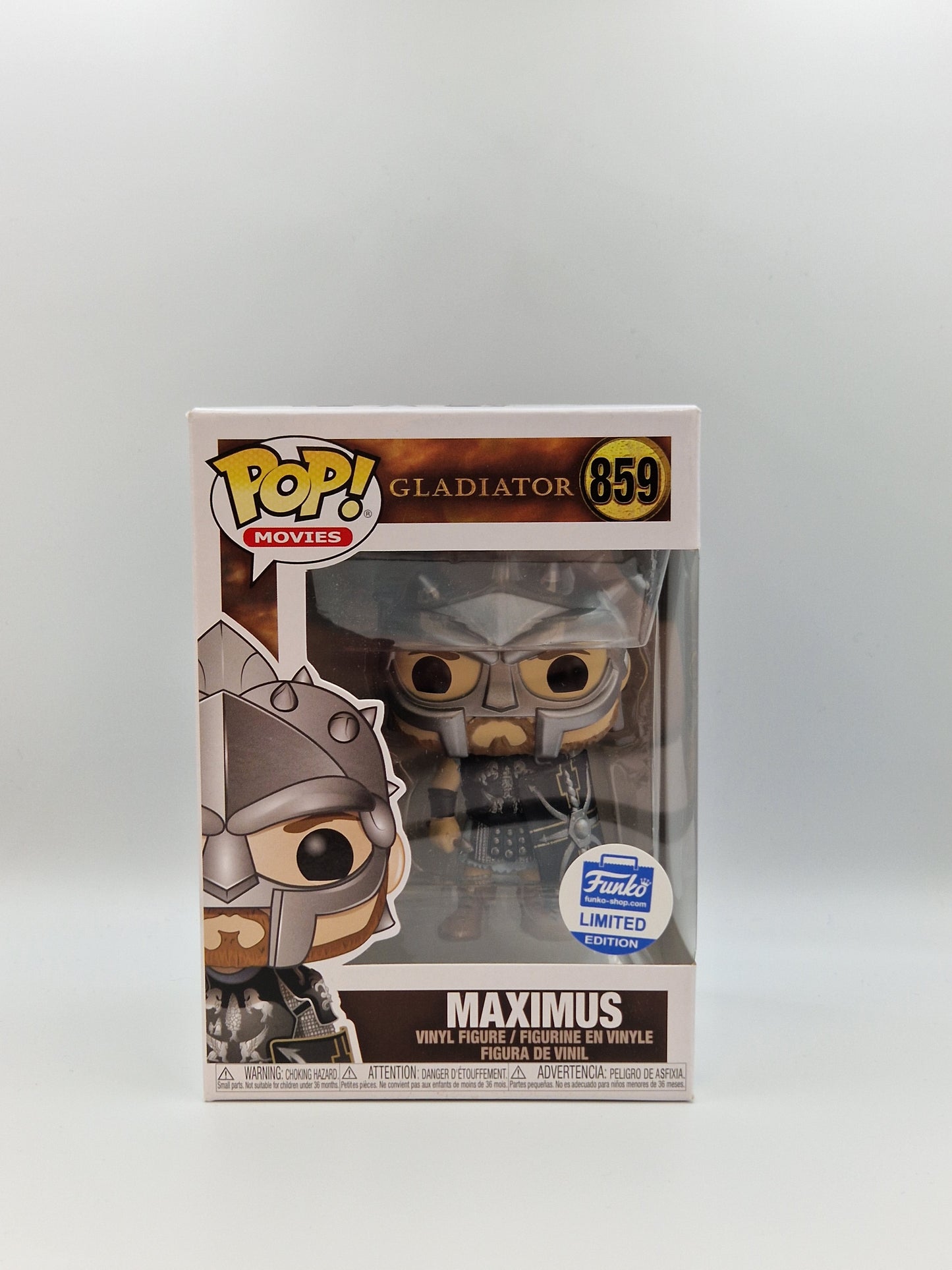 Maximus (Gladiator) Movies Series Funko Limited Edition #859 - Funko POP!