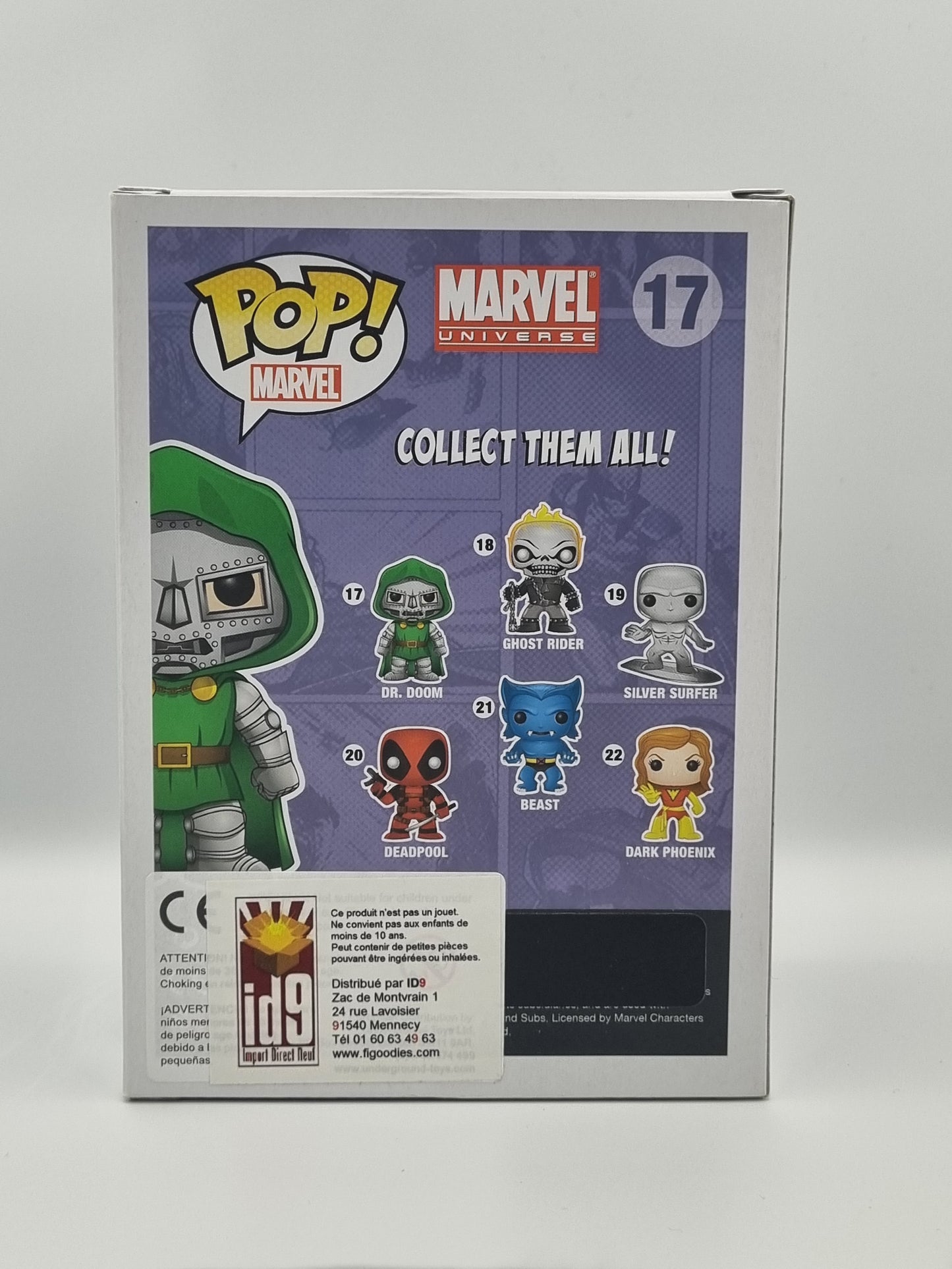 Marvel Universe - Dr. Doom #17 Metallic Vaulted - Funko POP!