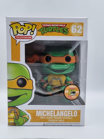 TMNT Michelangelo #62 (Metallic) Funko Pop! - SDCC 2013 Exclusive LE1008 Pcs