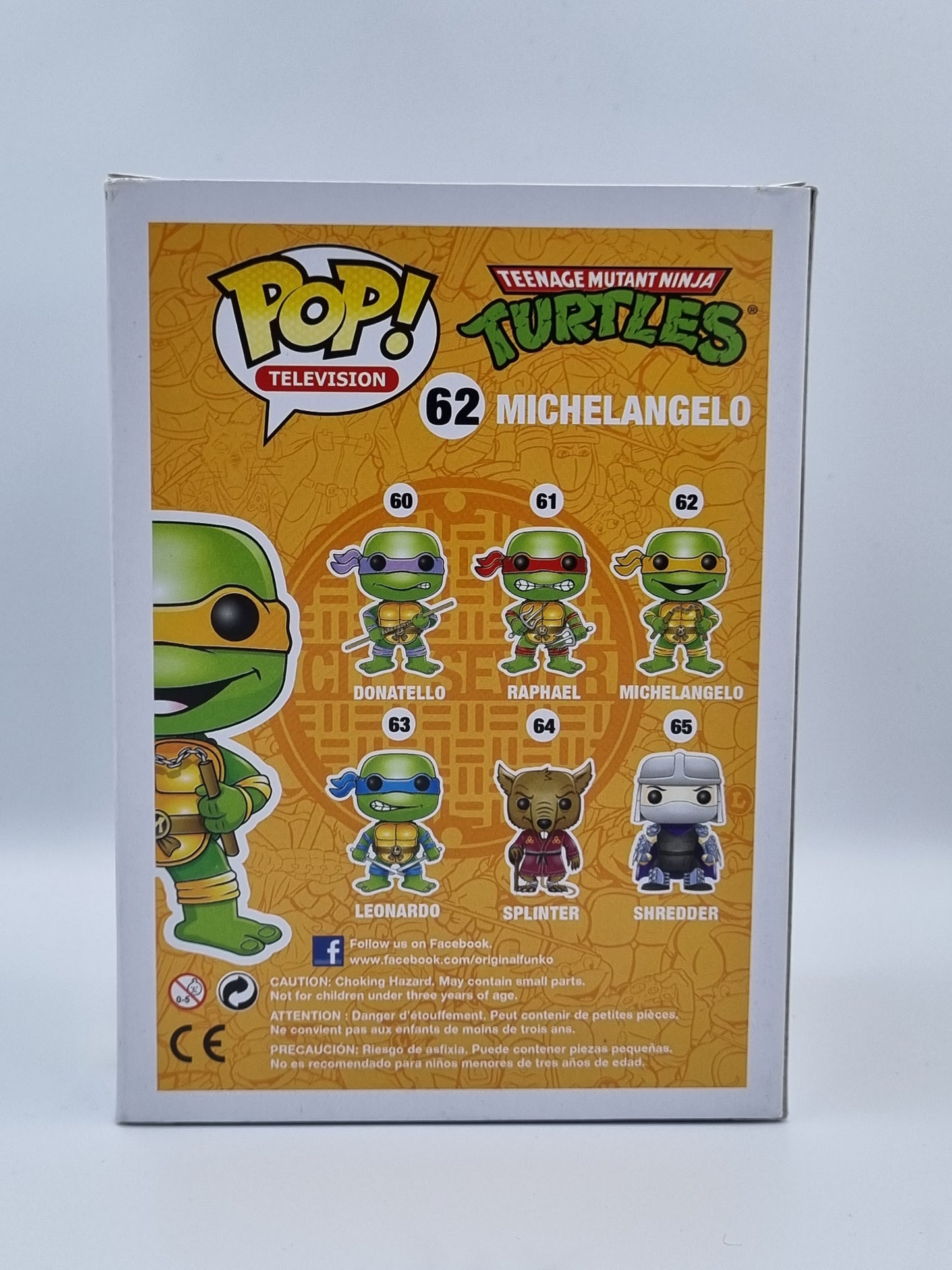 TMNT Michelangelo #62 (Metallic) Funko Pop! - SDCC 2013 Exclusive LE1008 Pcs