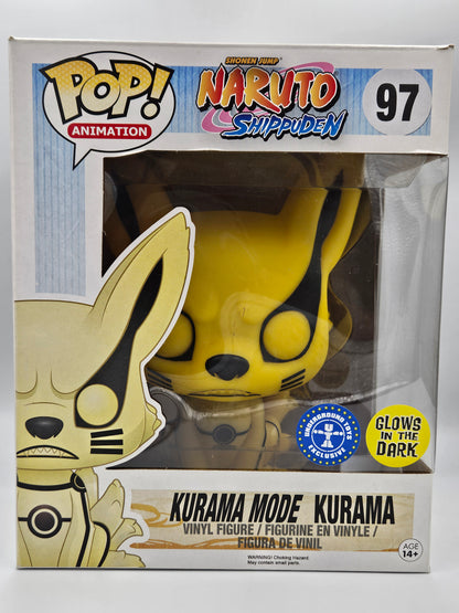 Kurama Mode Pop #97 glows in the dark Underground Toys exclusive 6inch