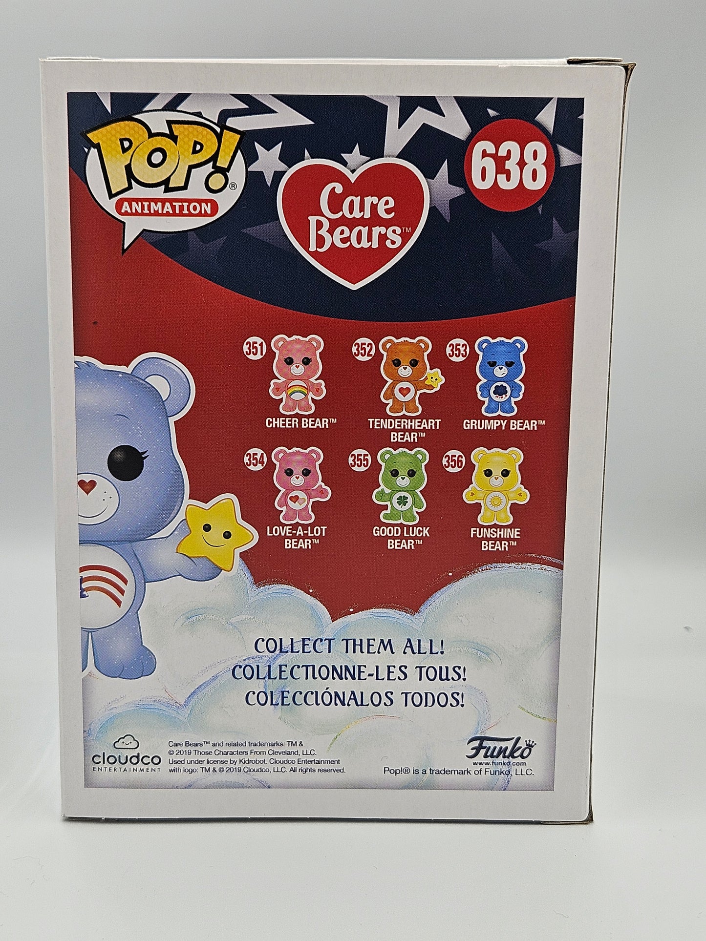 America Cares Bear #638 Funko Shop Limited Edition