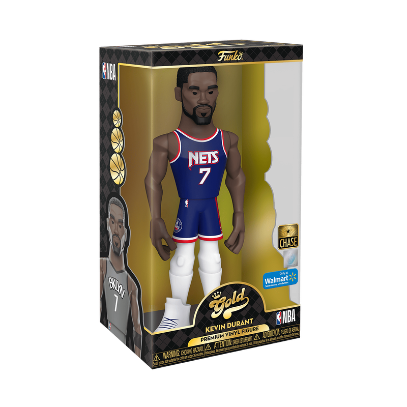 Vinyl Gold Funko 12" Kevin Durant - Nets - Chase - Special Edition Sticker