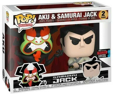 Aku & Samurai Jack 2-pack #2 NYCC Exclusive (Fall Convention) - Funko Pop!