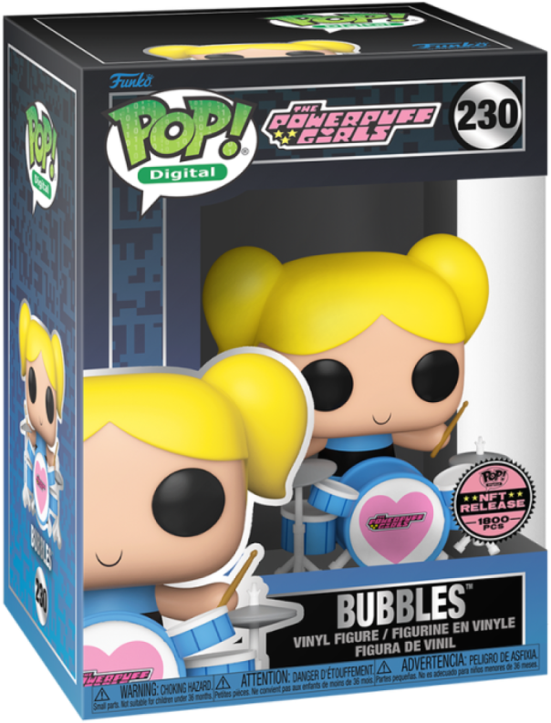 Powerpuff Girls Bubbles #230 Exclusive Funko Pop! 1800 pcs