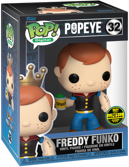 Popeye – Freddy Funko #32 – NFT Royalty – Exclusive NFT (LE 3,198)