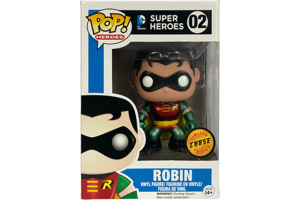 DC Comics- Robin (Chase) Metallic #02 - Funko POP Heroes