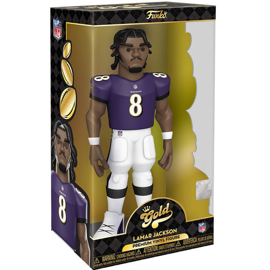 Vinyl Gold 12" Lamar Jackson - Baltimore Ravens