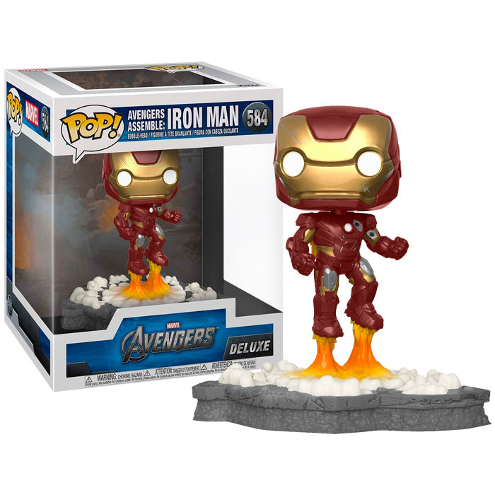 Marvel Avengers Assemble Iron Man (deluxe) Pop exclusive #584