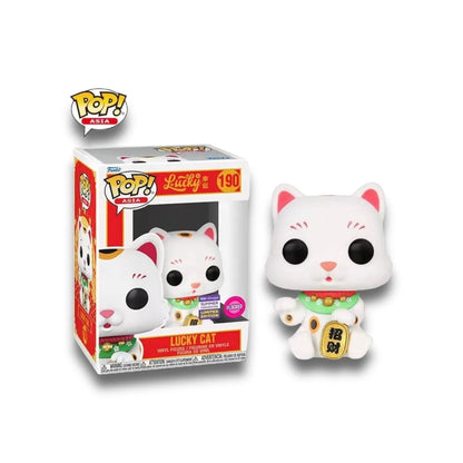 Lucky Cat #190 - Flocked - Summer Convention Limited Edition - Funko POP!