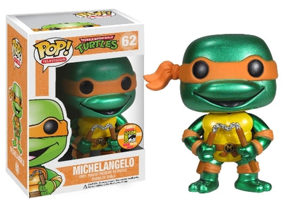 TMNT Michelangelo #62 (Metallic) Funko Pop! - SDCC 2013 Exclusive LE1008 Pcs