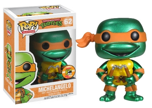 TMNT Michelangelo #62 (Metallic) Funko Pop! - SDCC 2013 Exclusive LE1008 Pcs