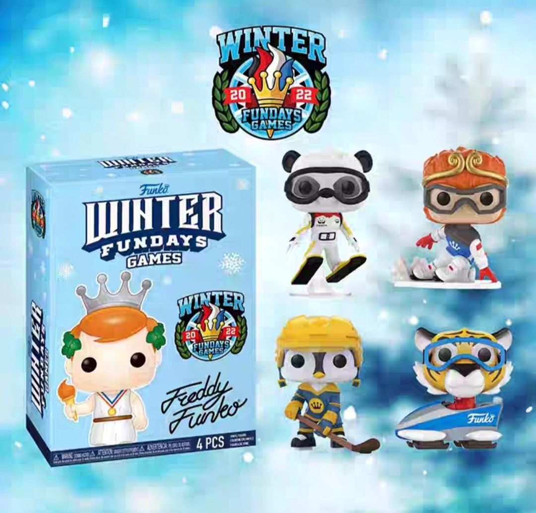 Asia - Winter Fundays Games - SET -  Speed Skating - Bobsled - Ice Hockey - Ski Jumping - Winter Fundays 2022 Mindstyle Limited
