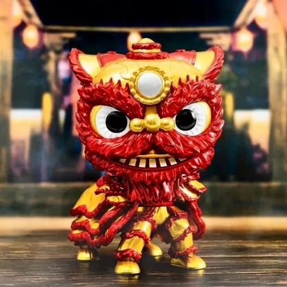 Funko Pop Asia 6" - #149 China Traditions -  Wu Shi (Dancing Lion) Red-Gold - Mindstyle Limited